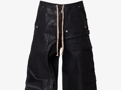 Waxed Rave Seam Cargo Pants