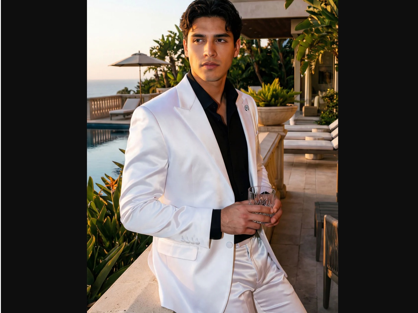 Ardent Satin Blazer