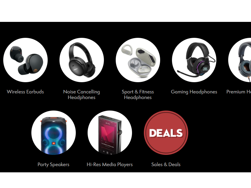 Headphones, Bluetooth Speakers, & Portable Audio