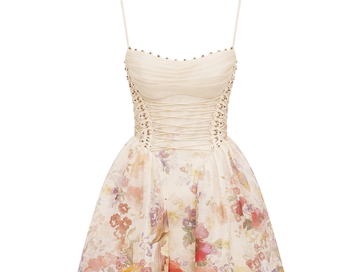 ZIMMERMANN Floral Mini Dress